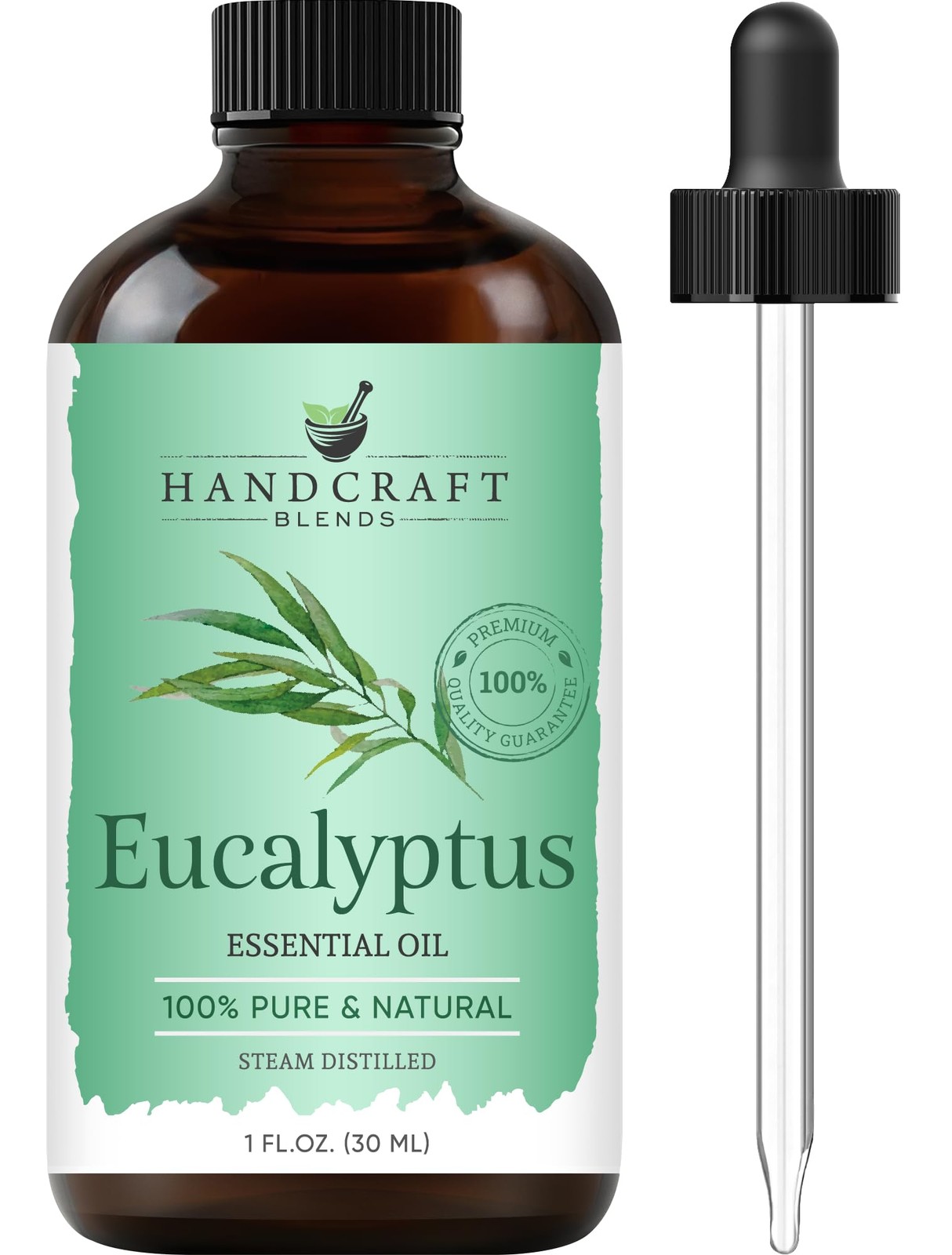 Handcraft Blends Eucalyptus Essential Oil – 1 Fl Oz – 1 (Pack of 1)