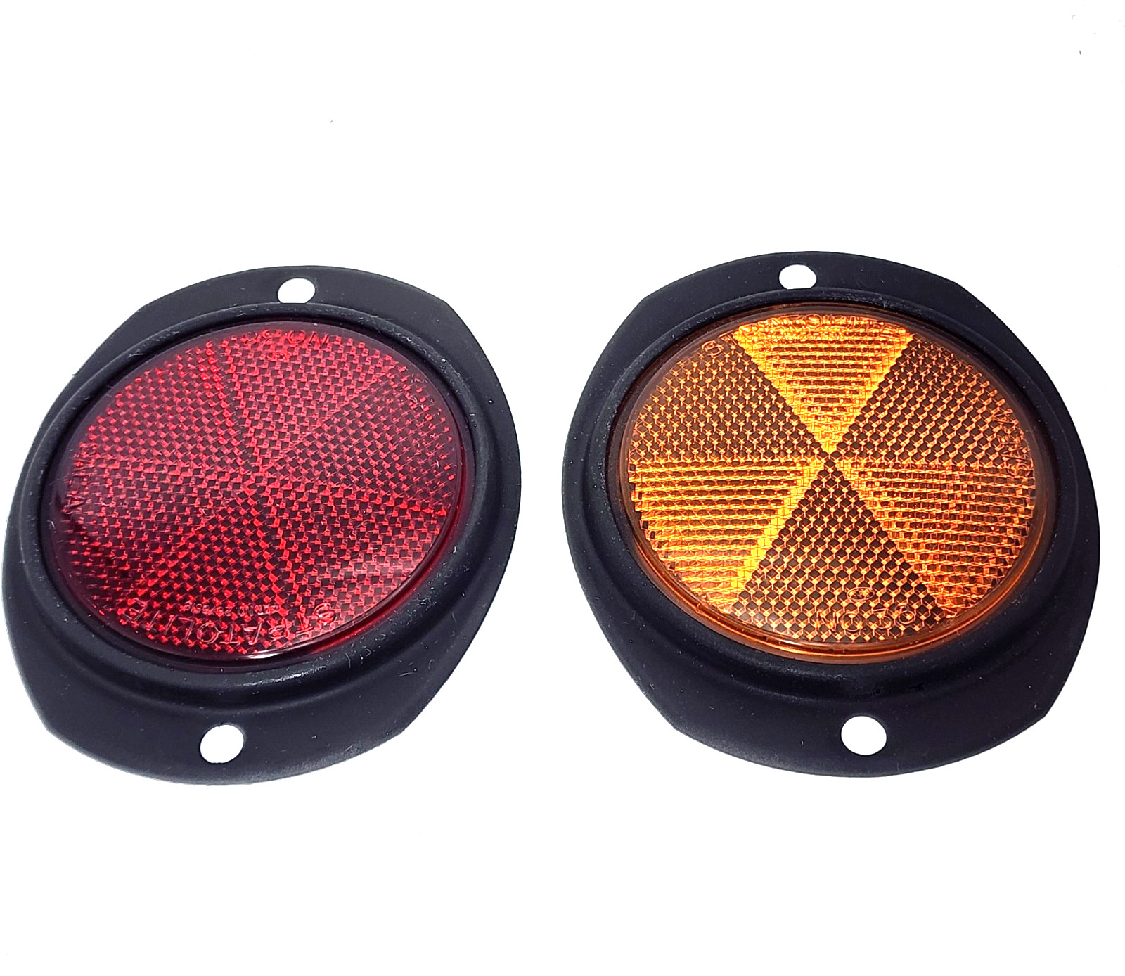 2 Count - RED & Amber Military REFLECTOR 12342500-1 12342500-2  M998 HMMWV