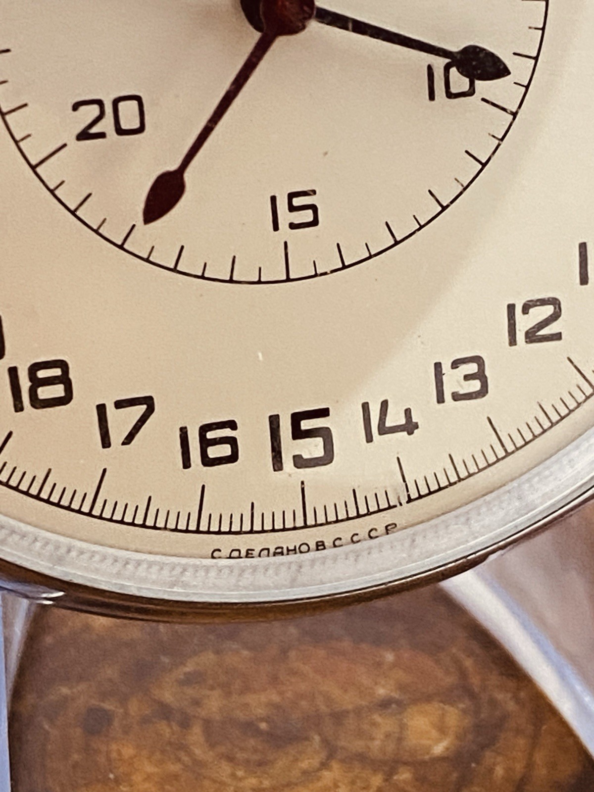 1960s SLAVA Soviet SPLIT CHRONOMETER stopwatch stop watch #8355