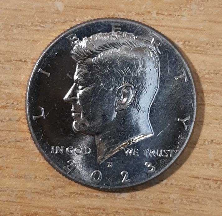 2023-D JOHN F KENNEDY HALF DOLLAR FIFTY CENTS DENVER AMERICA USA MM2