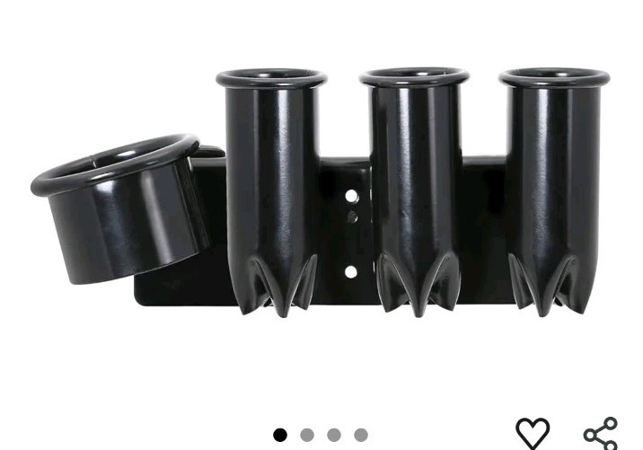 Blow Dryer & Curling Flat Iron Holder - Appliance Rack w/ Clamp