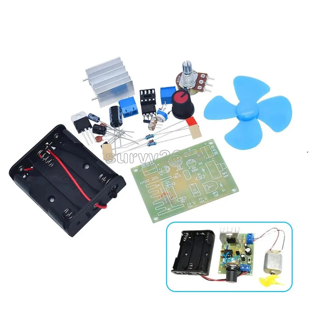 NE555 Motor Speed Regulator Kit Teaching Electronic Technology Assembly Training