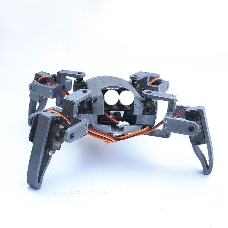 Quadruped Robot Spider Robot Wifi Robot for Education Open Source Assembled