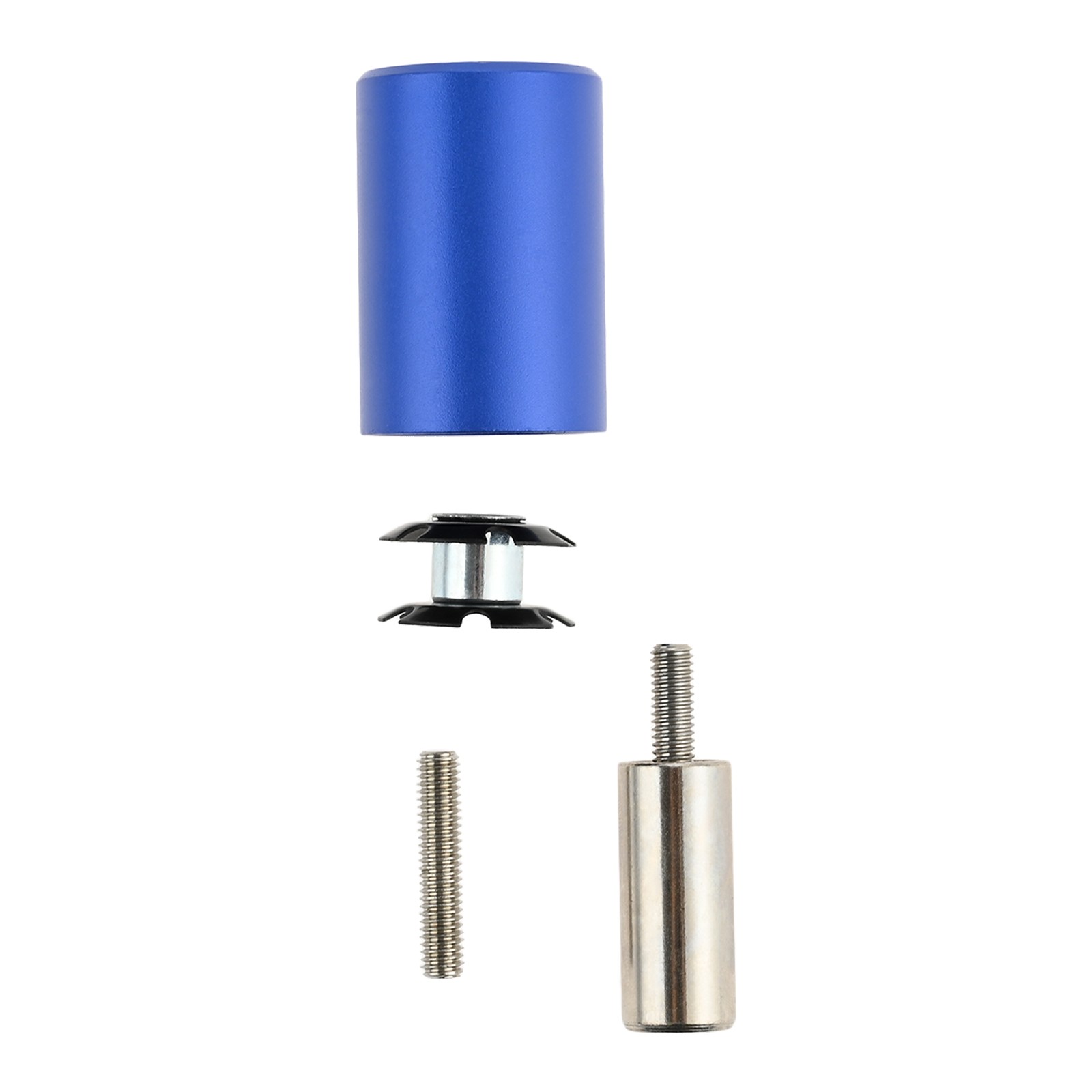4Pcs Aluminum & Stainless Steel Bike Fork Star Nut Set for 28.6mm Front Fork