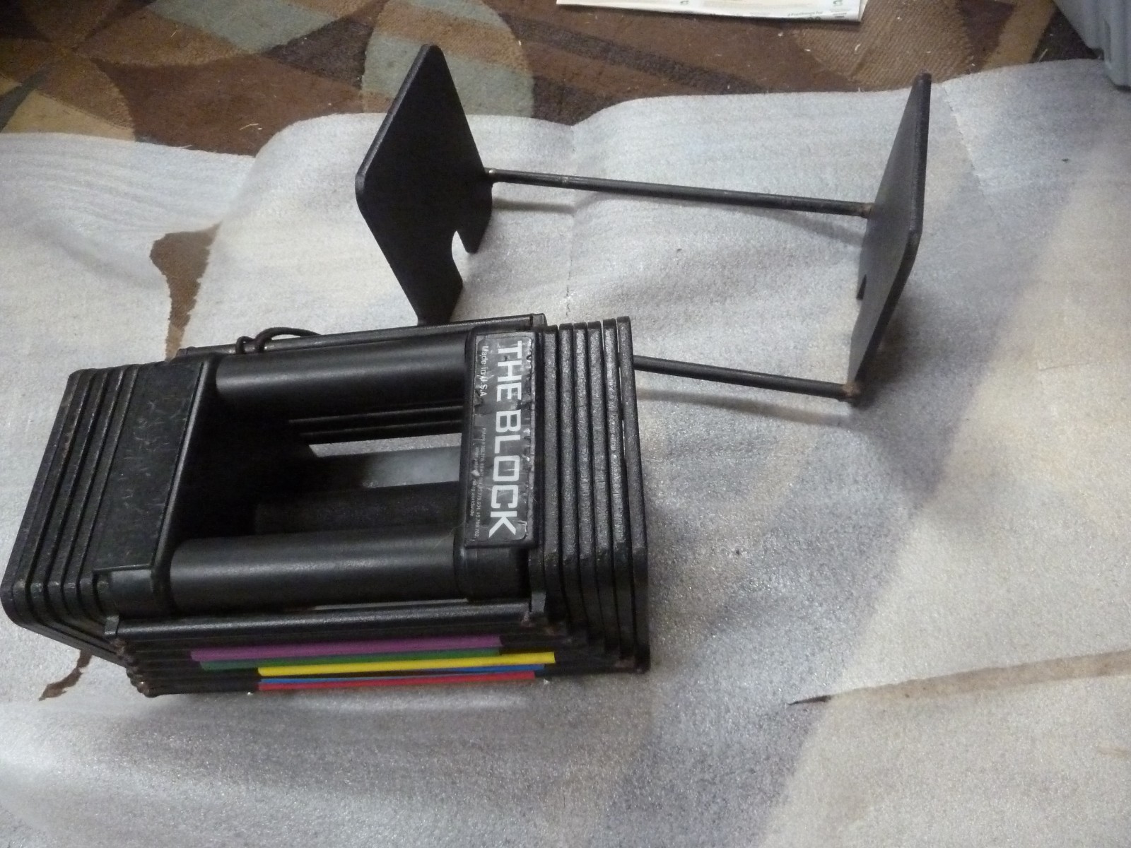 The Block Powerblock 45 Lbs  Adjustable Dumbbell Weights