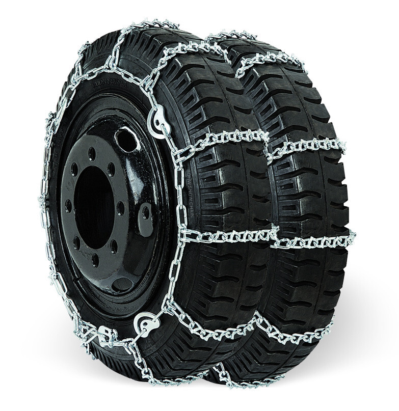 Grizzlar GSL-4849CAM Alloy Tire Chains Ladder Cam Truck Bus 10.00-22; 11-24.5