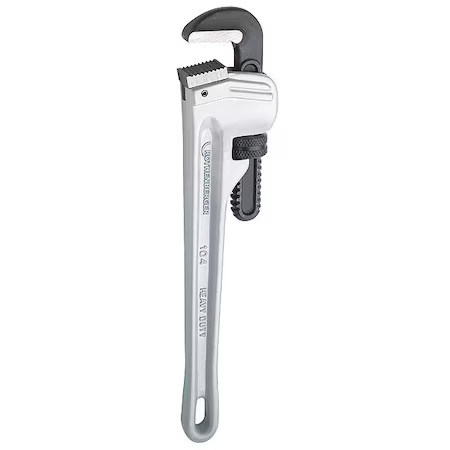 Rothenberger 70160 14 In L 2 In Cap. Aluminum Straight Pipe Wrench