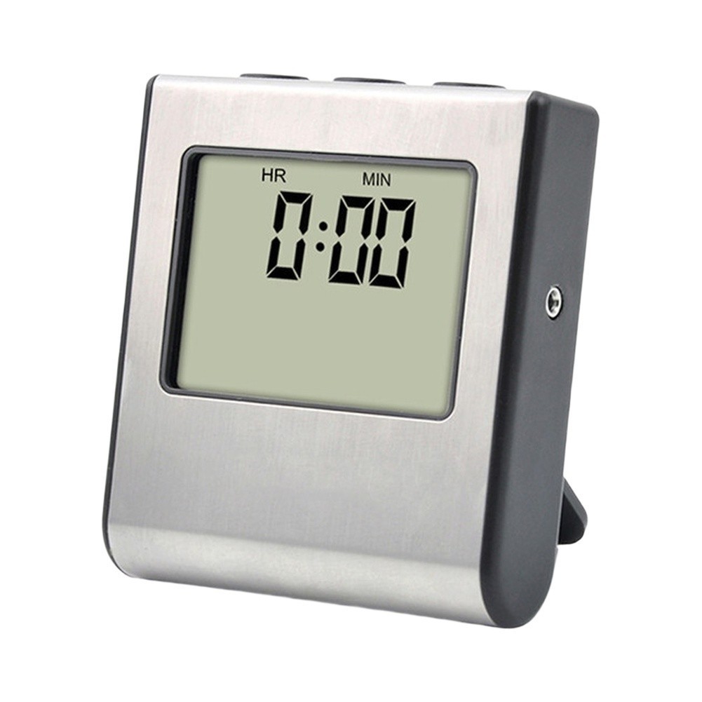LCD For cooking Thermometer with Timer Function and Stainless Steel Probe