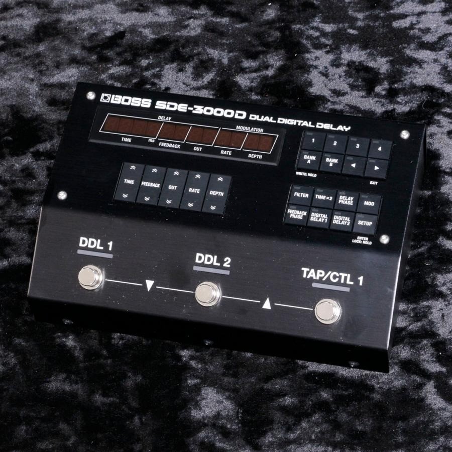 Boss SDE-3000D Dual Digital Delay Effects Pedal Black