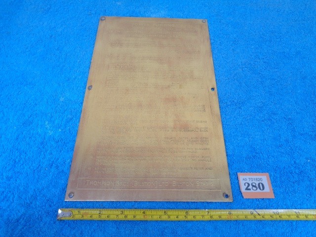 WW2 200 Gallon Water Tank 15cwt Military Morris CS8 Thompson Bros Lot #280