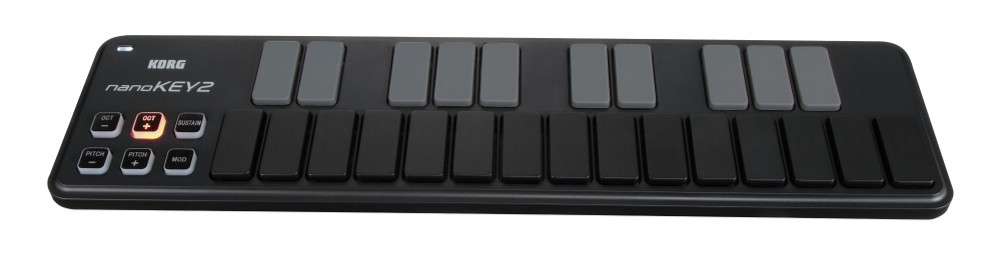 Korg nanoKEY2 Slim-Line USB Keyboard Controller Black