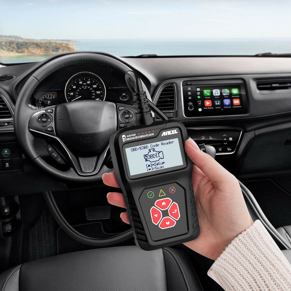 Car OBD2 Fault Code Reader Scanner Smog Test Check Engine Diagnostic Reset Tool