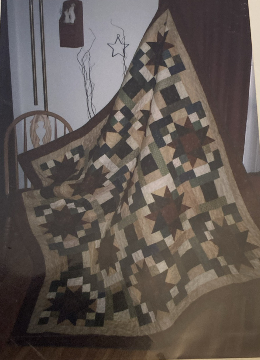 Rare Snuggles Quilts SPINNING STARS 2008 Quilt pattern by Deanne Eisenman
