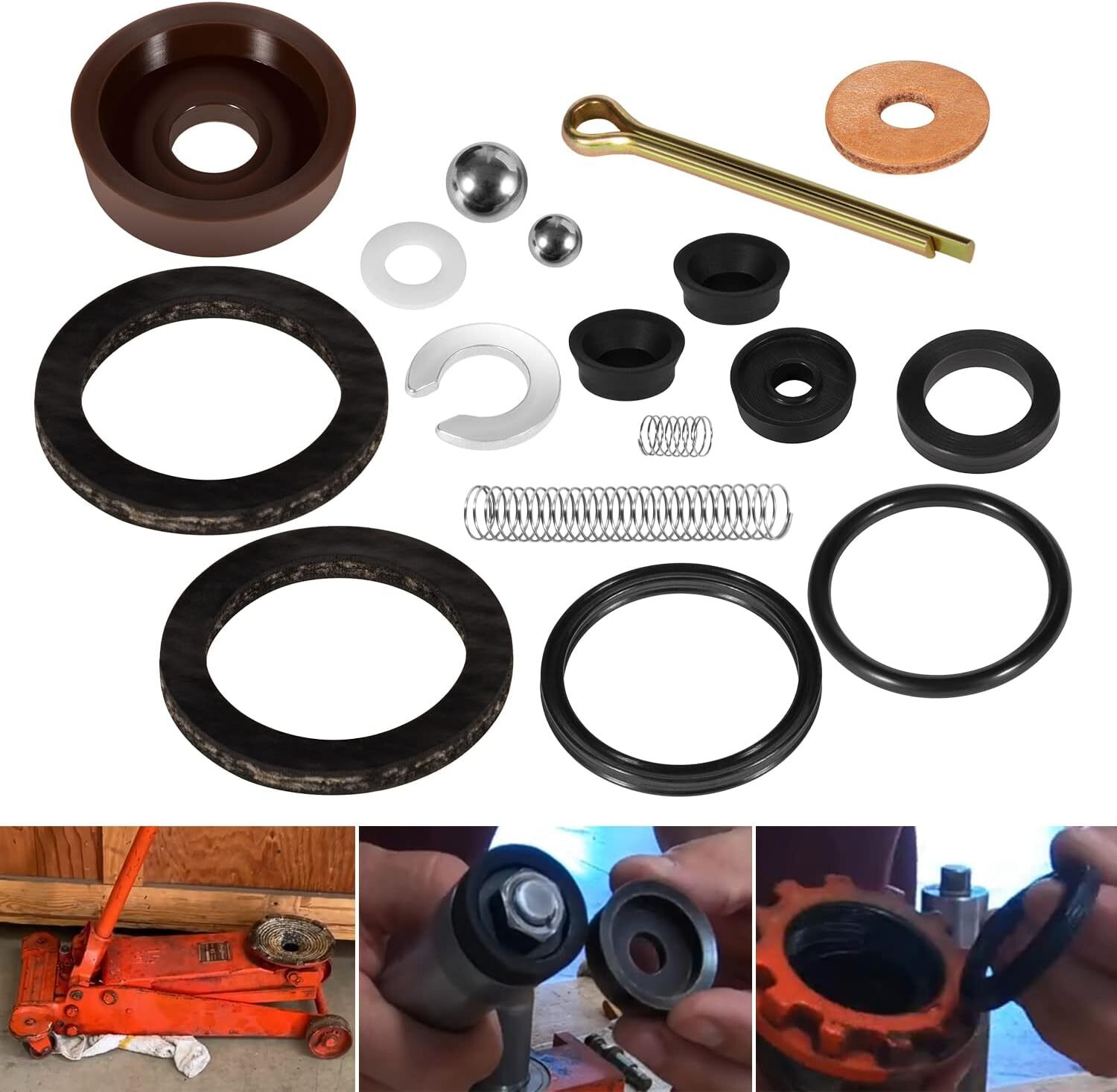 Seal Replacement Repair Rebuild Kit for Floor Jack Hein Werner WS 1-1/2 Ton