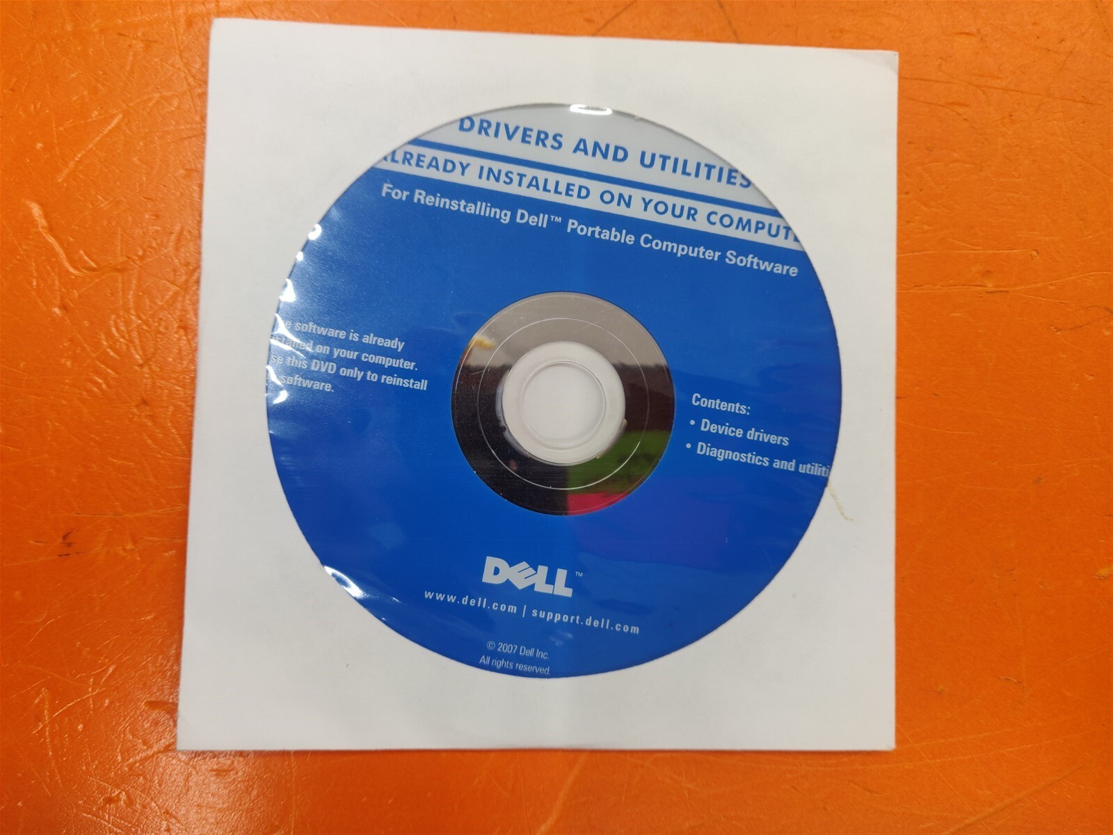 ⭐️⭐️⭐️⭐️⭐️ Dell Portable Computer Software Drivers & Utilities Reinstallation CD