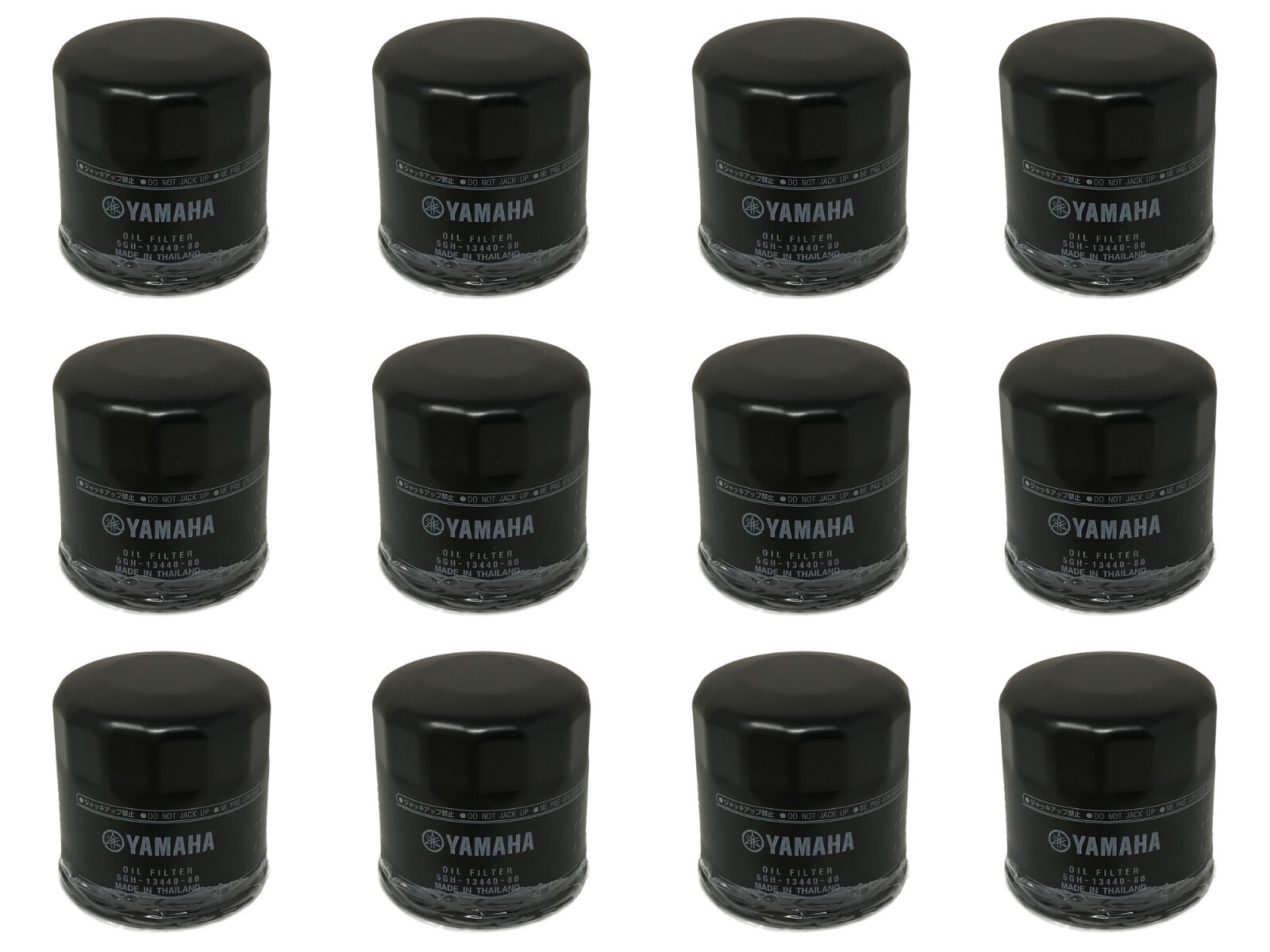 Yamaha Genuine OEM Oil Filter 5GH-13440-80-00 replaces 5GH-13440-61 - 12 Pack