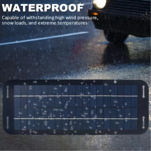 Portable Solar Powered Charger Kit with 4 Suction Cups, High-Efficiency charger