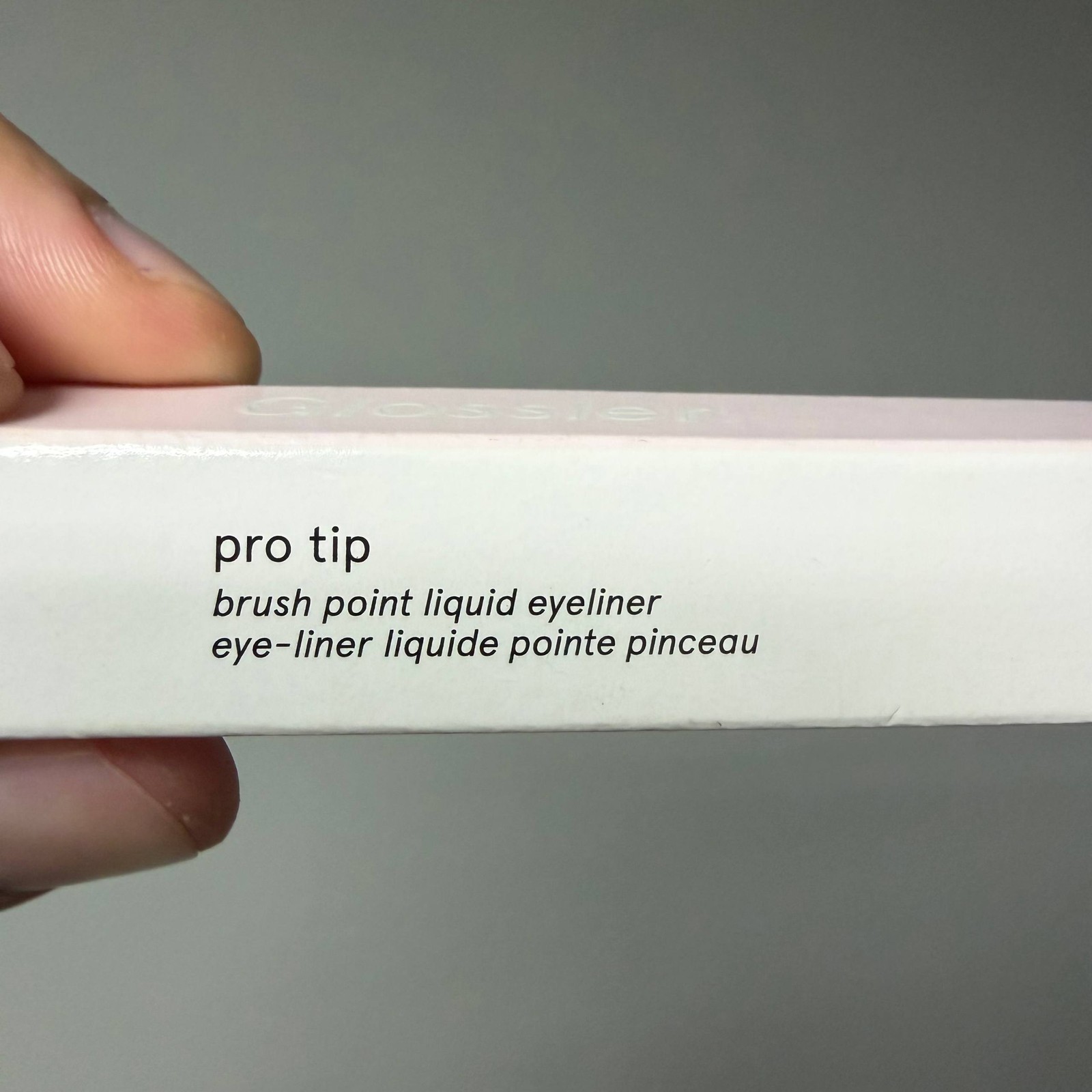 Glossier Pro Tip Brush Point Liquid Eyeliner Black Noir NIB