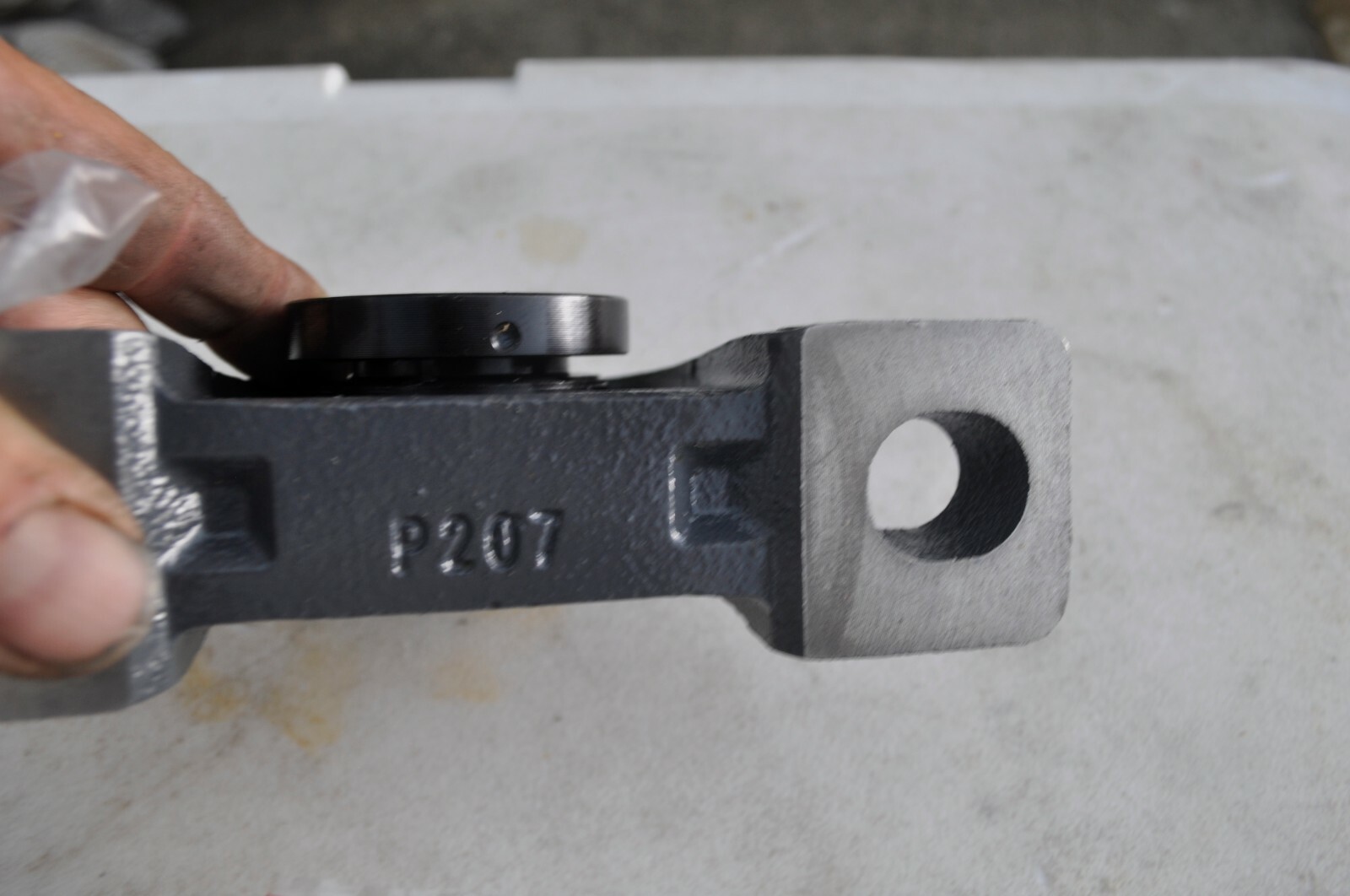 Peer P207 Pillow Block Bearing Unit 1 3/16 SHAFT WITH LOCKING RING & ZERK FIT