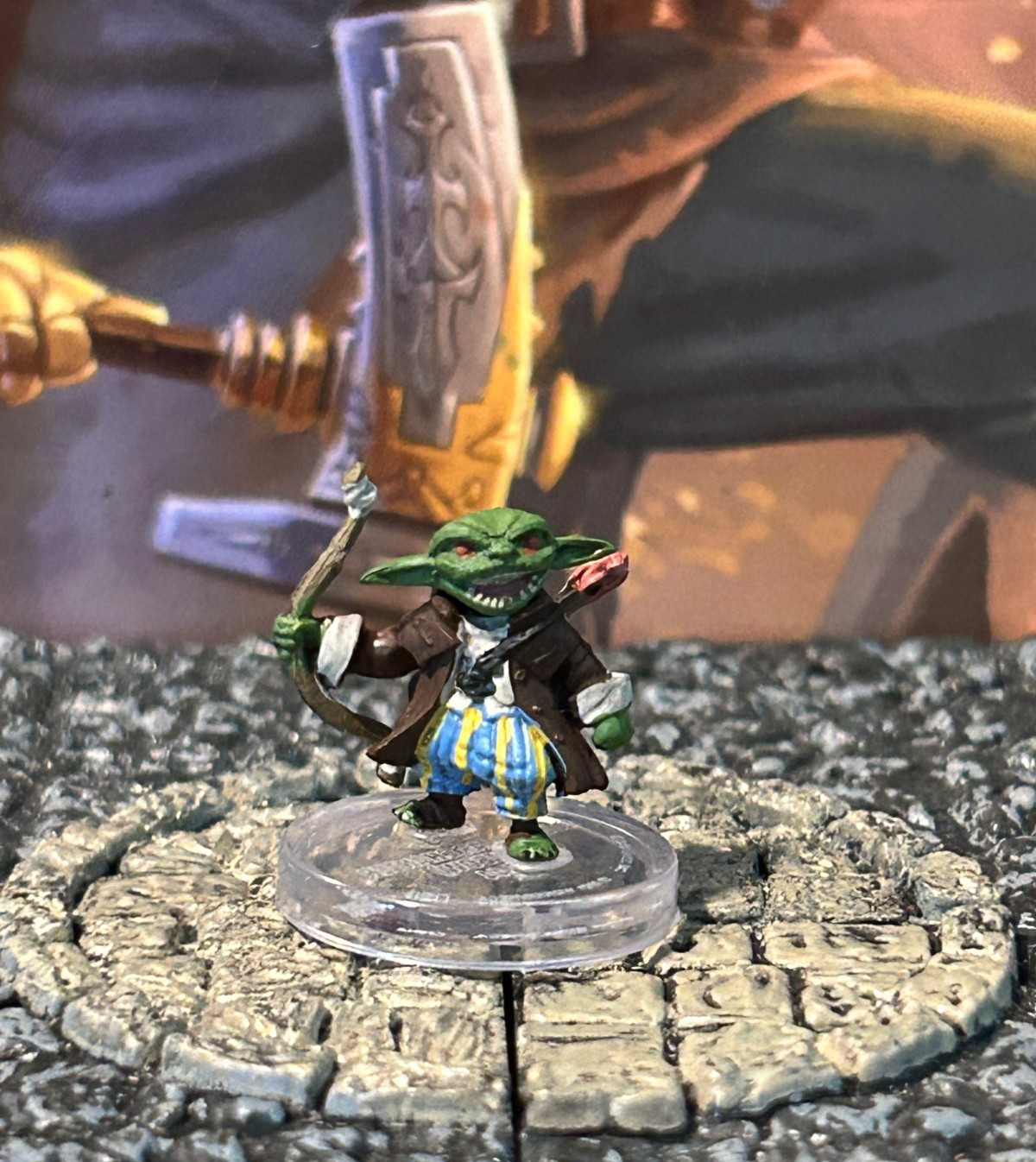 Goblin War Chanter (Bow) D&D Miniature Dungeons Dragons Bestiary Unleashed 15