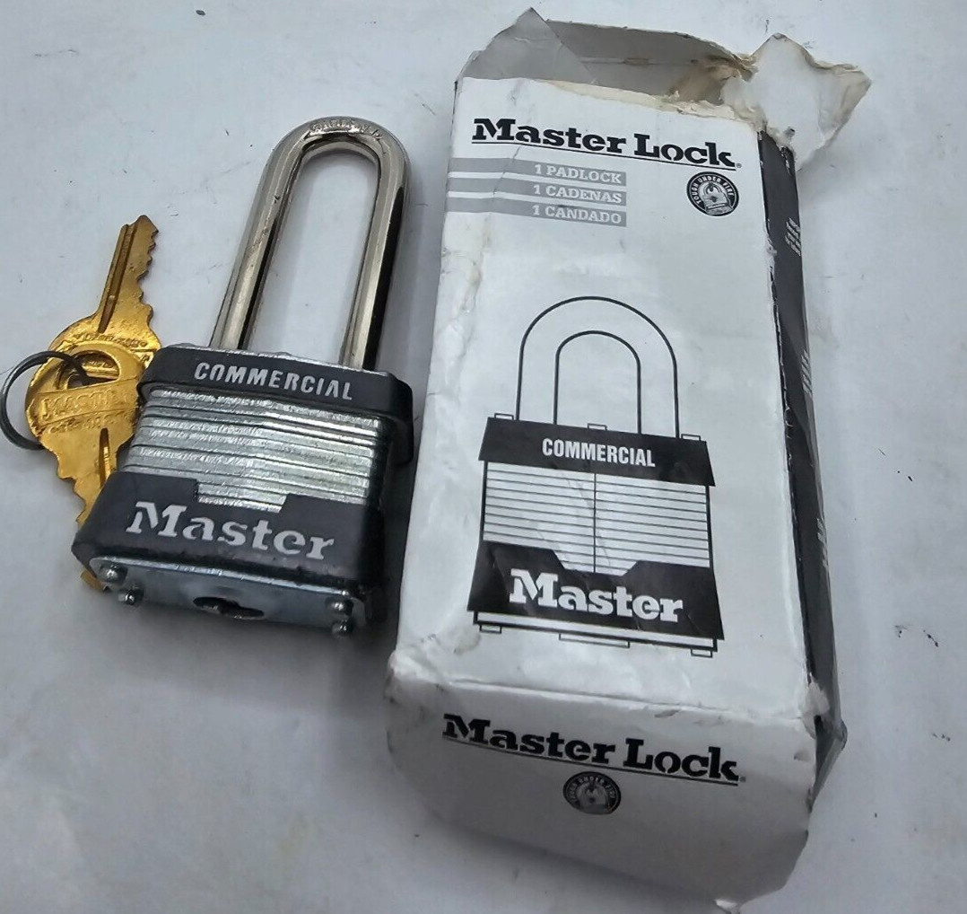 MASTER LOCK 3KALH-3210 Keyed Padlock, 5/8" Rectangle Silver 48WL07