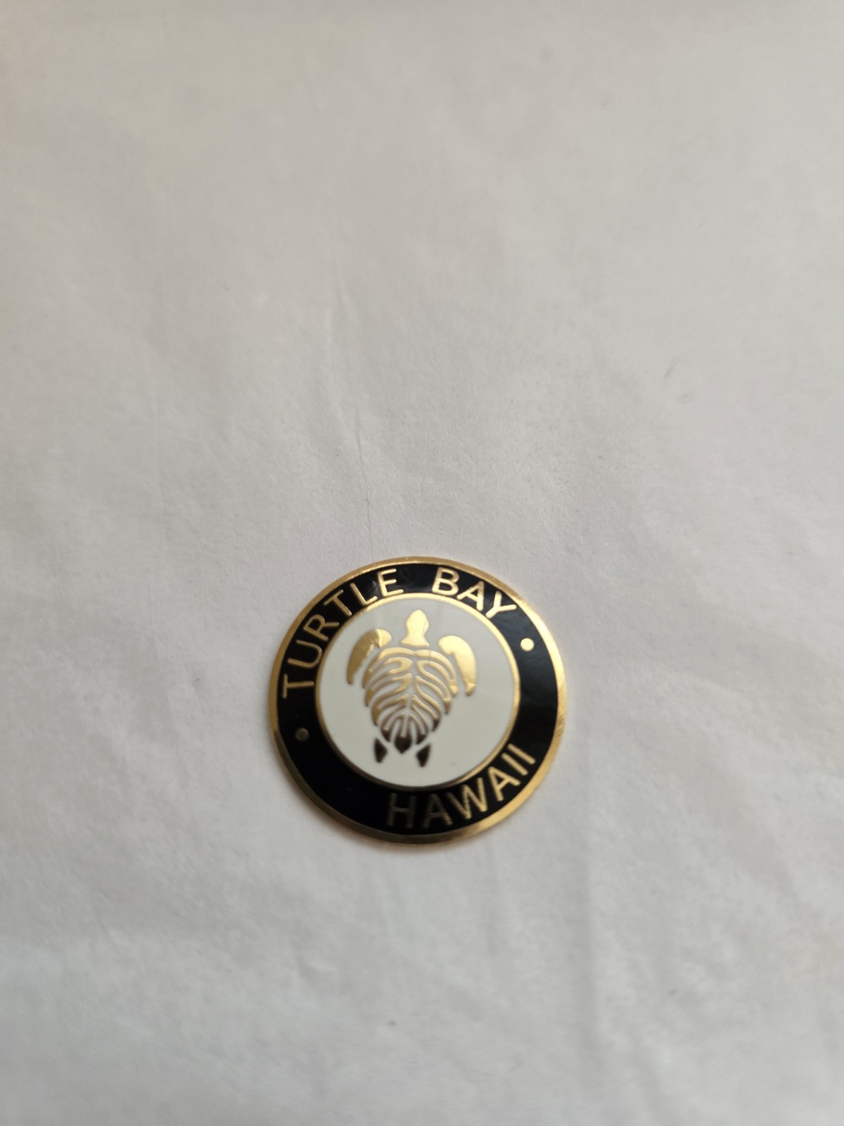 Hawaii Turtle Bay Golf  Blue Gold Logo  Ball Markers