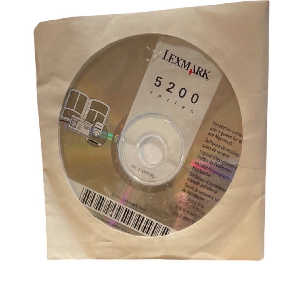 CD Electronics Lexmark 5200 Series Printer Installation Software & User Guides
