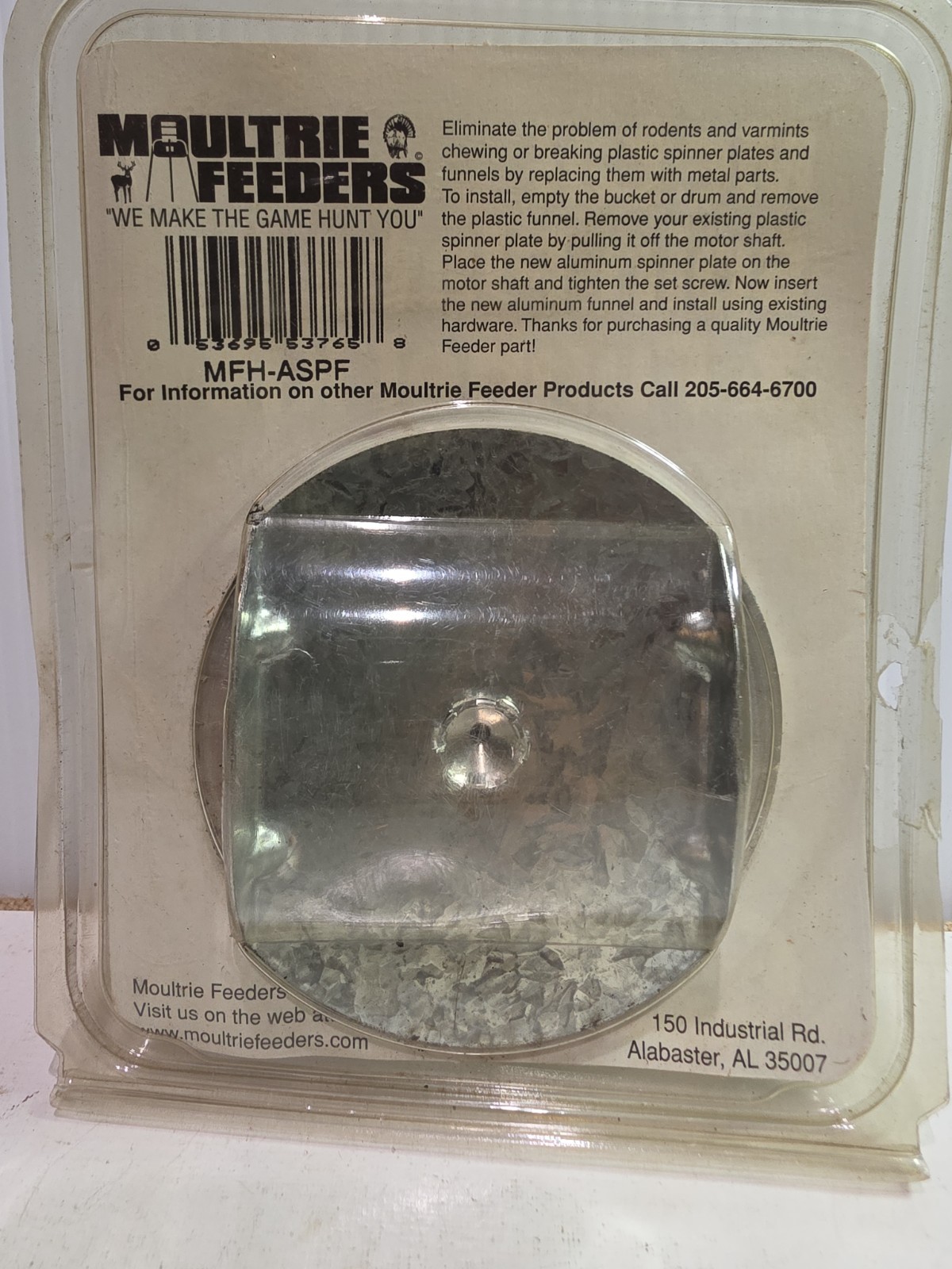 Moultrie Feeders Metal Spin Plate & Funnel Kit