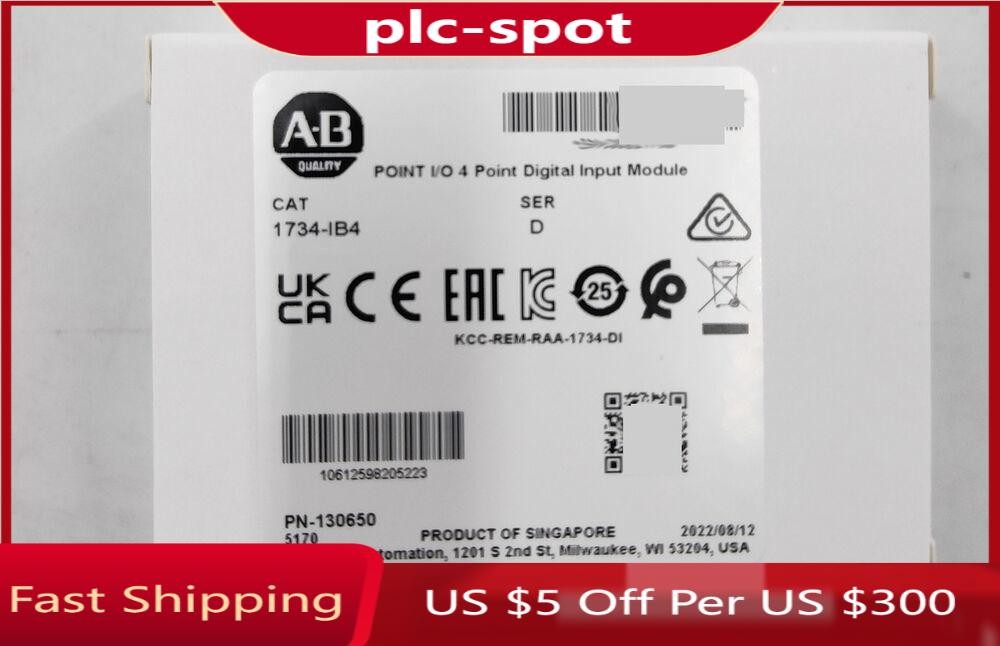 Allen Bradley 1734-IB4 Point I/O 4 Point Digital Input Module Sealed AB 1734IB4