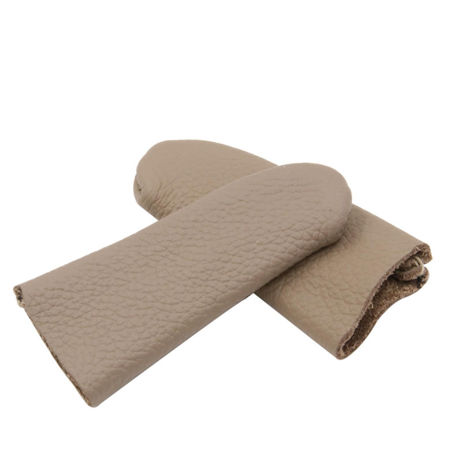 Finger Protectors PU Leather Protection Sleeve for Crochet Sewing Needlework