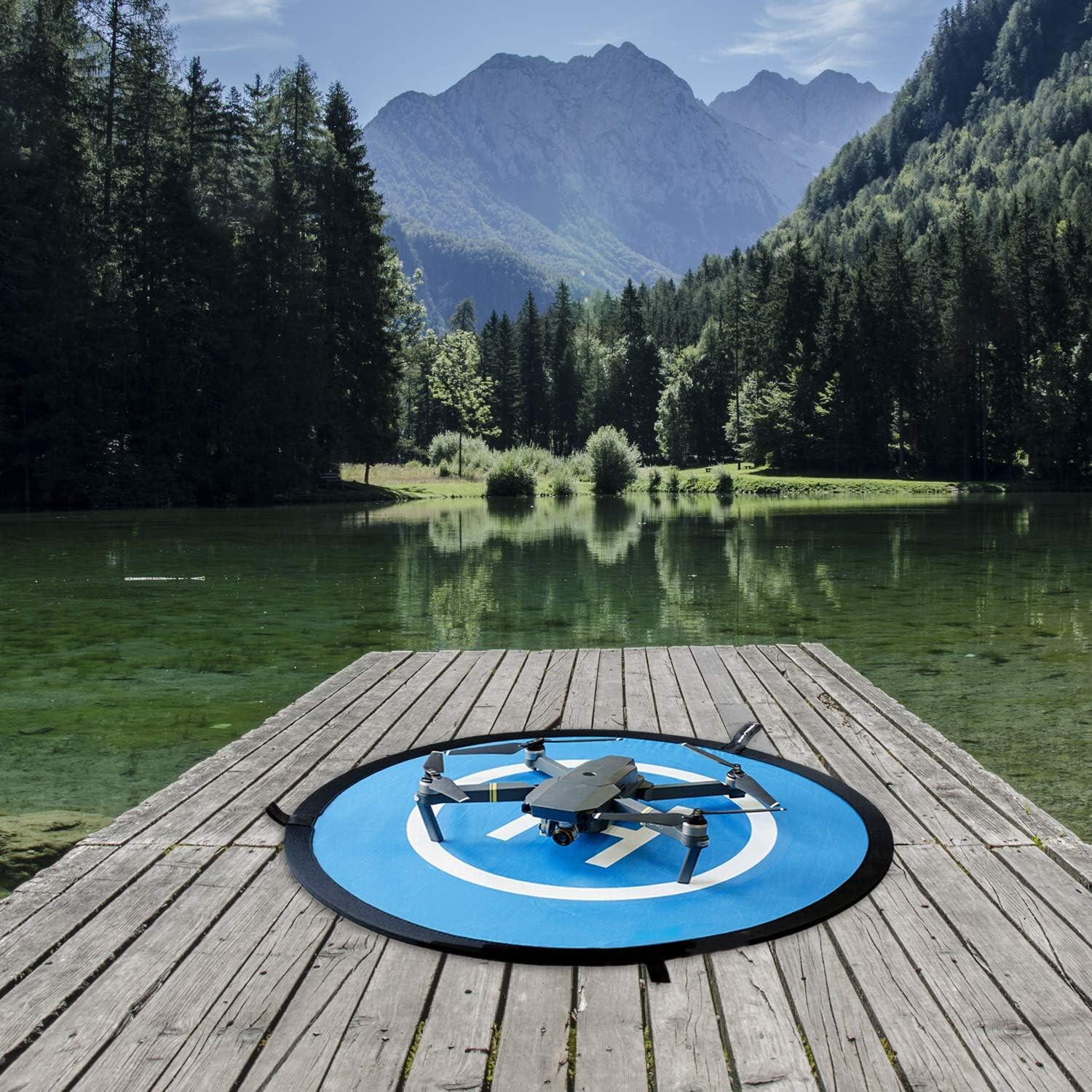 30" Drone Landing Pad Helipad Foldable Launch Pad for DJI Mavic Autel EVO