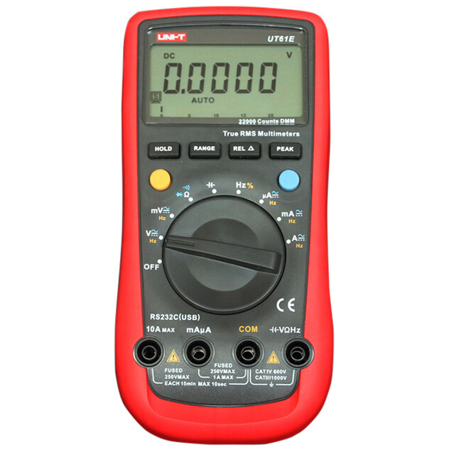 UT61E Digital Multimeter Meter True RMS 1000V AC DC Multimeter Voltage Tester