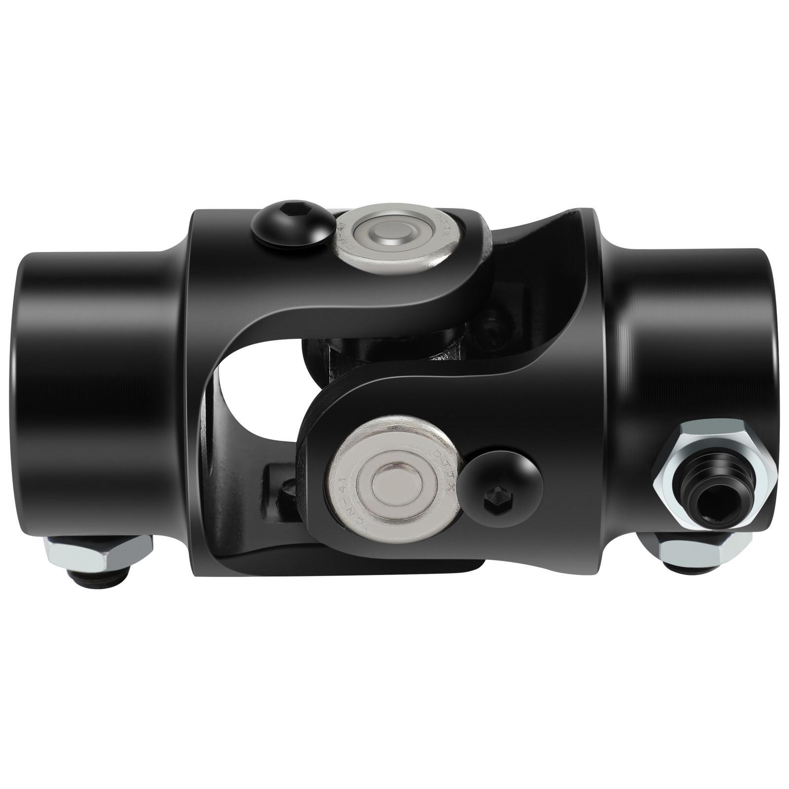 Universal Steering U Joint Ford Triangle X 3/4" DD Black Steel Single U-Joint