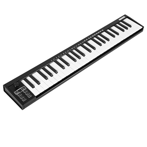 49-Key USB Keyboard Controller Portable, Arranger Keyboard for MIDI 49 key