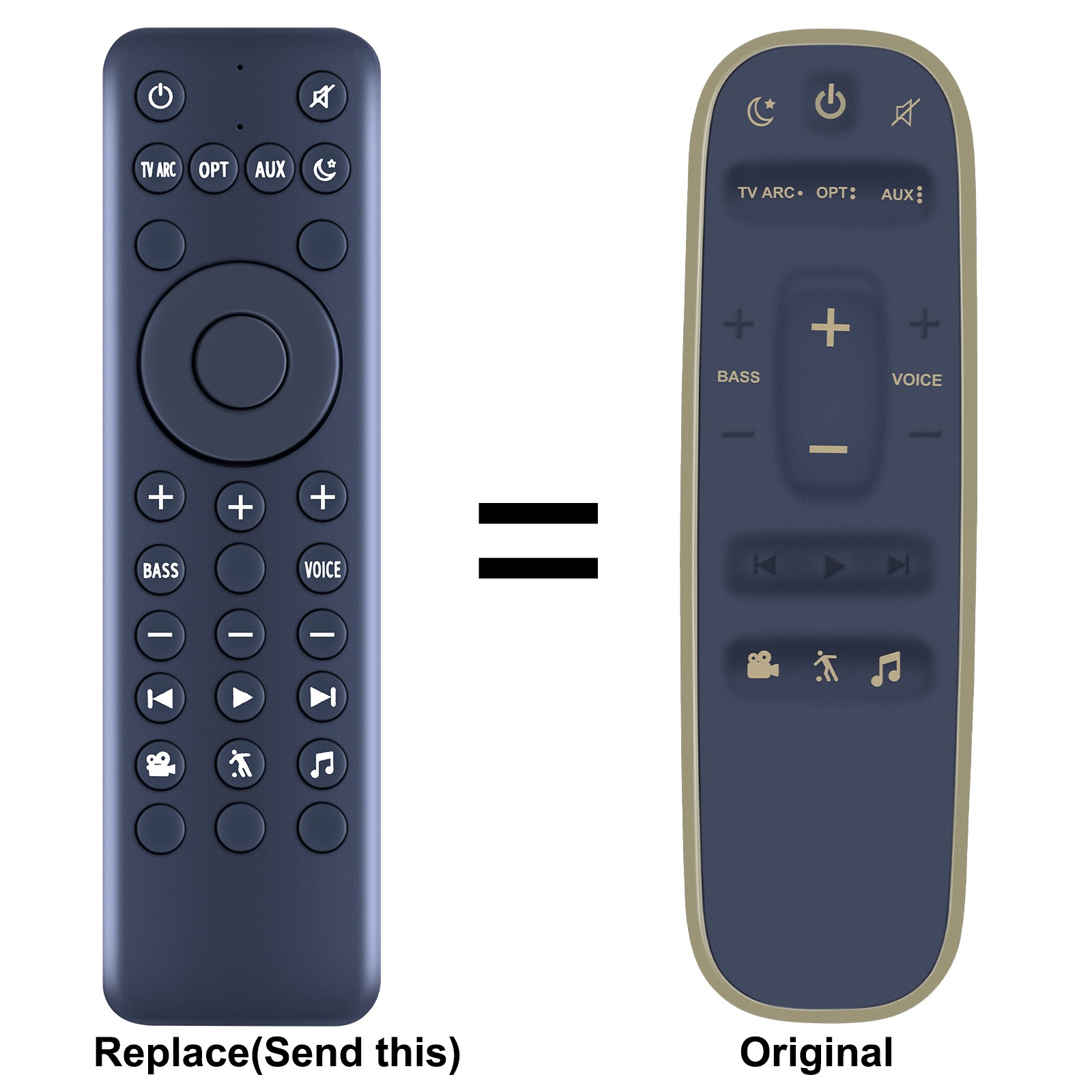 RE9114-1 Remote Control For Polk RE9114-1 MagniFi Mini Soundbar