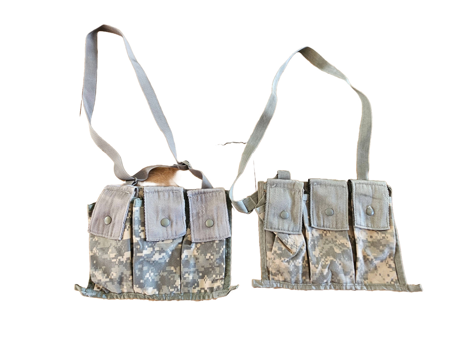 ***SET OF 2*** USGI Genuine US Army MOLLE II ACU Bandoleer pouches *Made in USA*