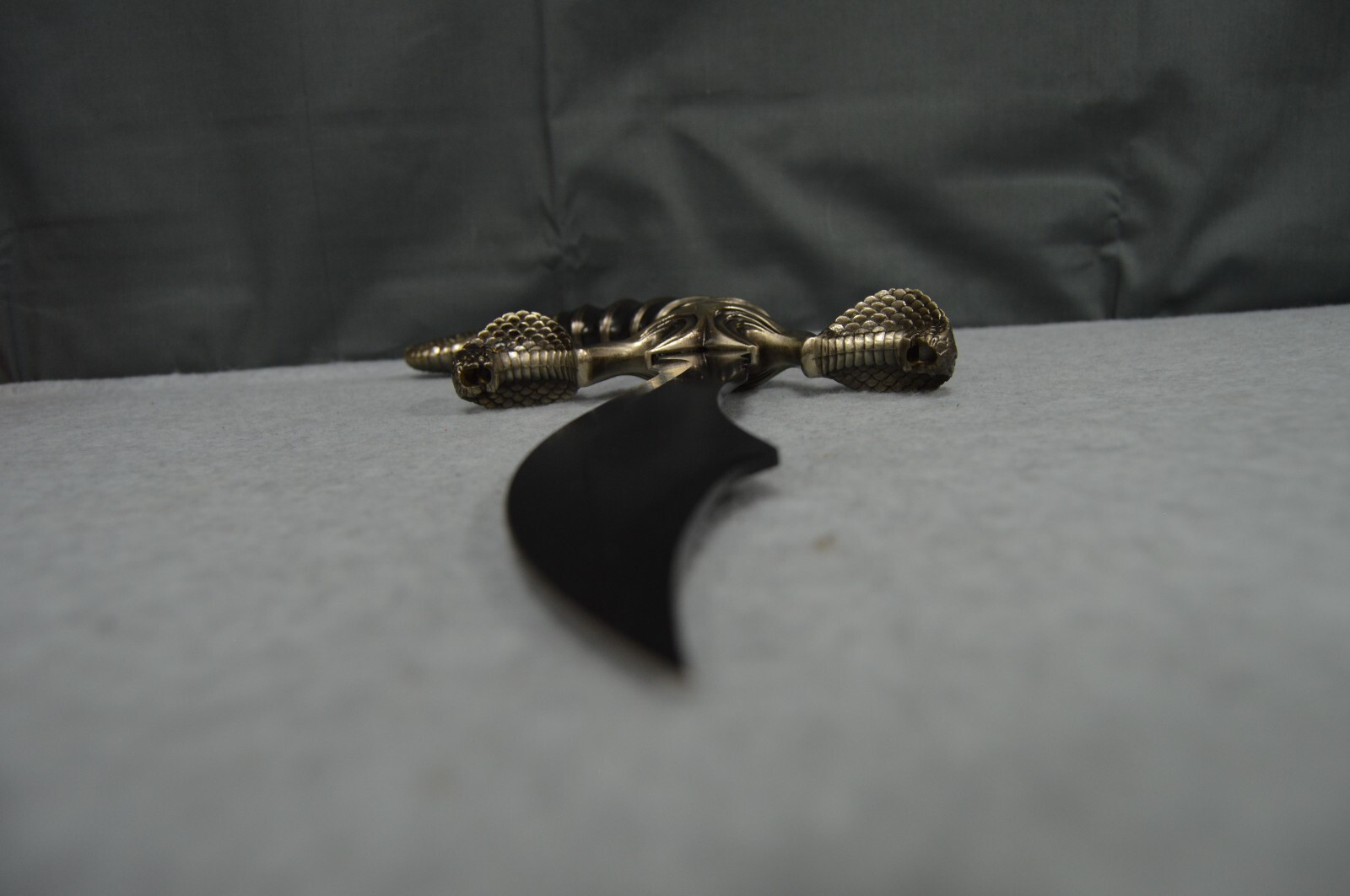 Double Snake Head Scorpion Tail Decorative Dagger