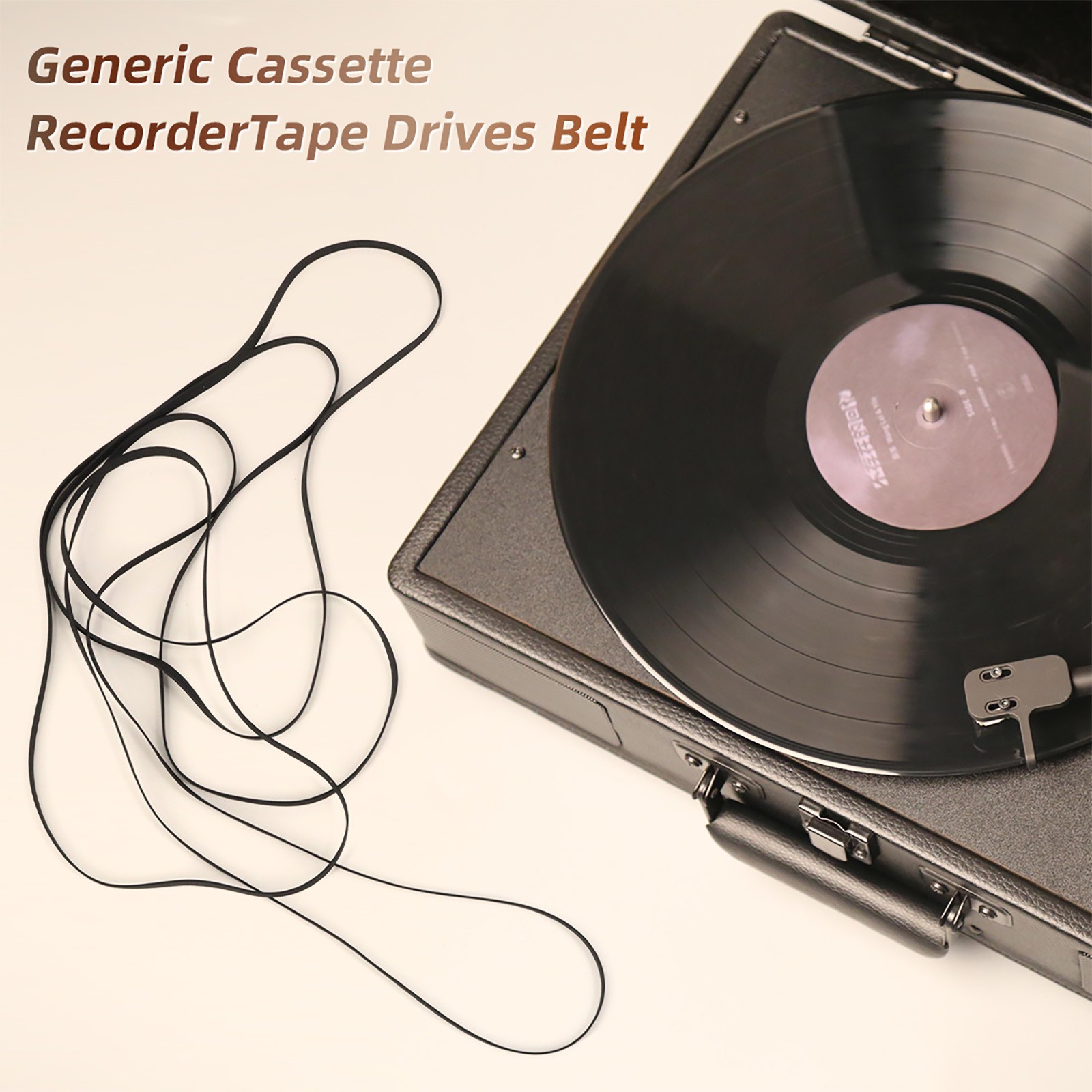 10pcs Premium Turntable Belt Different Specifications Rubber Belt Replace