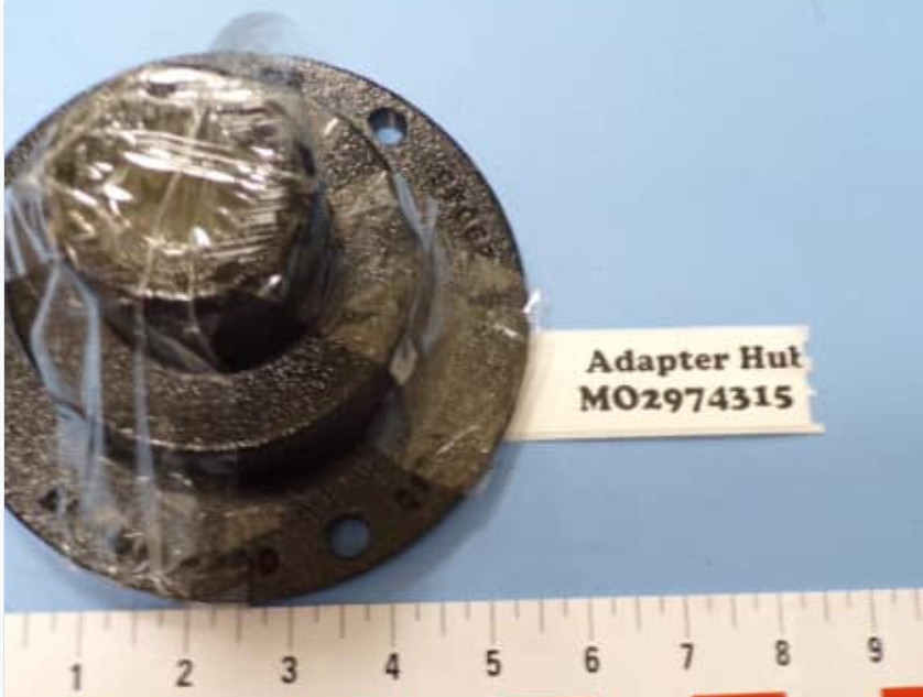 MO2974315 Mower ADAPTER HUB for Alamo