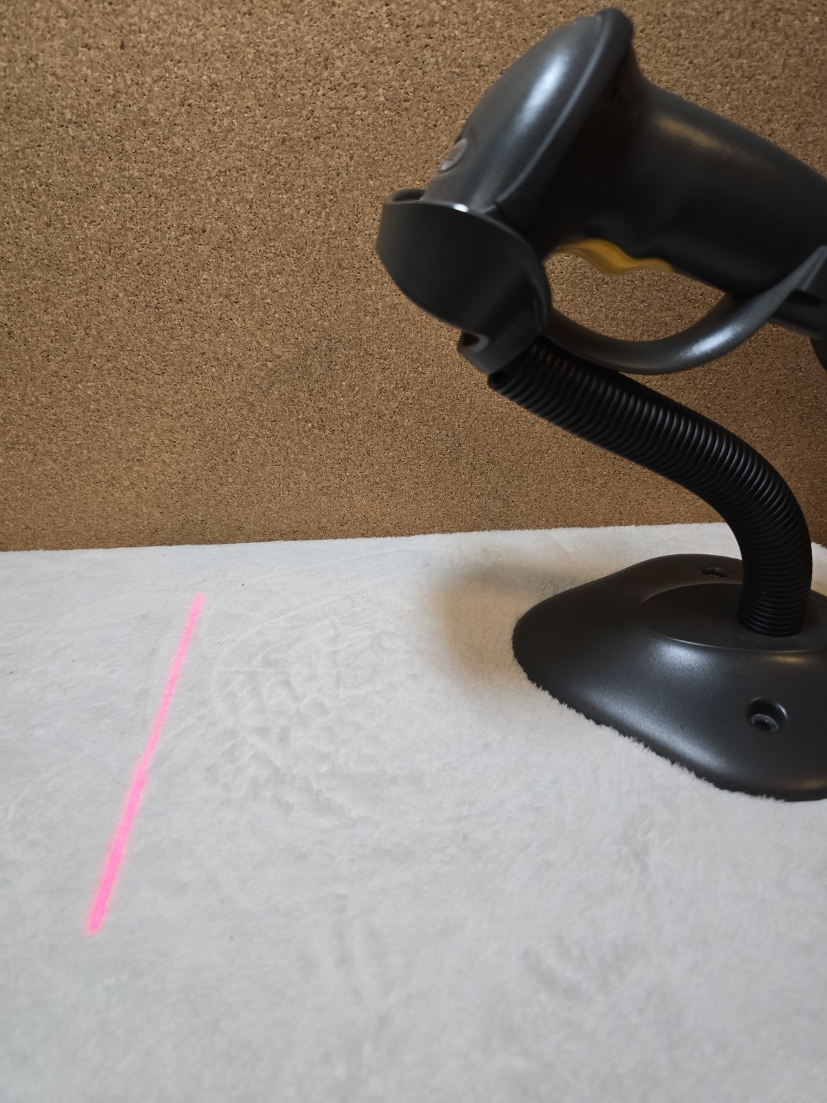 Symbol LS2208 Handheld Barcode Scanner w/ Stand - Black