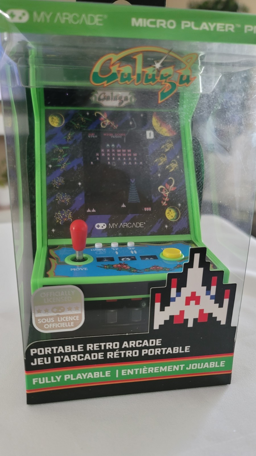 Galaga Micro Retro Player Collectible Mini Arcade Machine by My Arcade