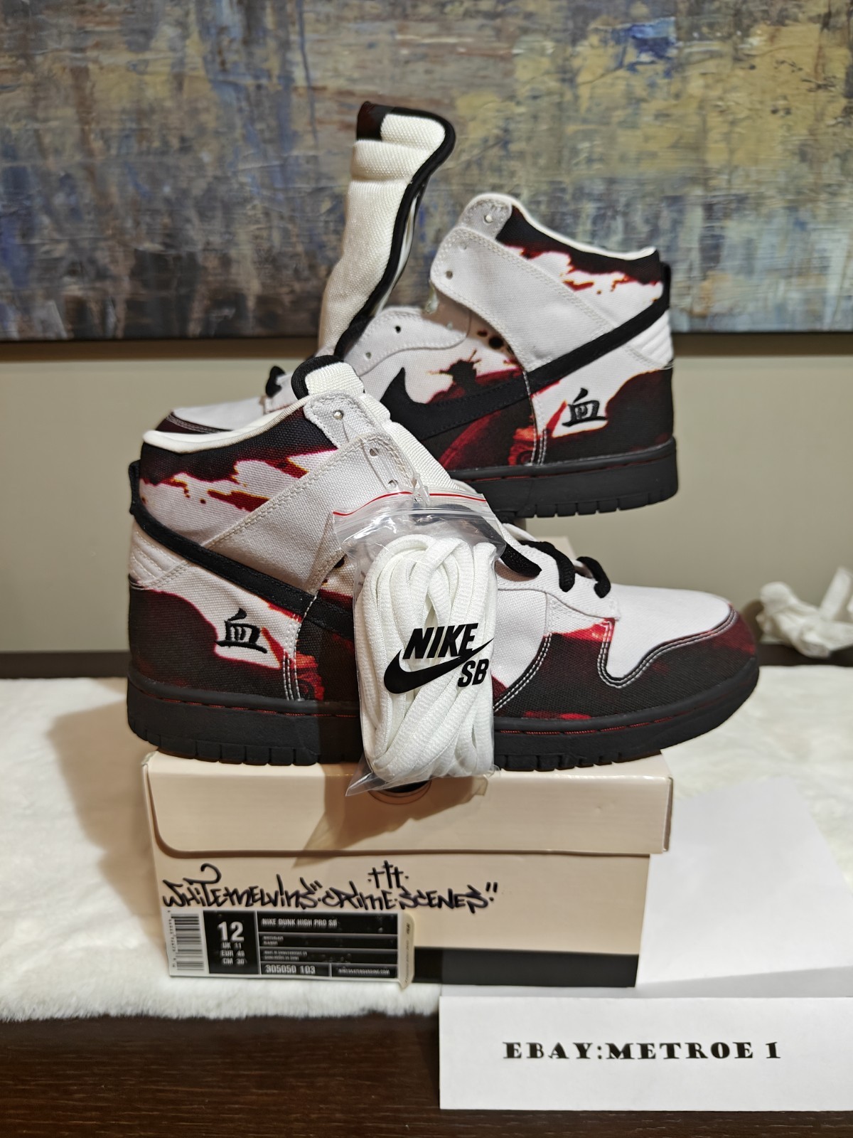 Nike SB Dunk High Pro Melvins DS (writing on box)12