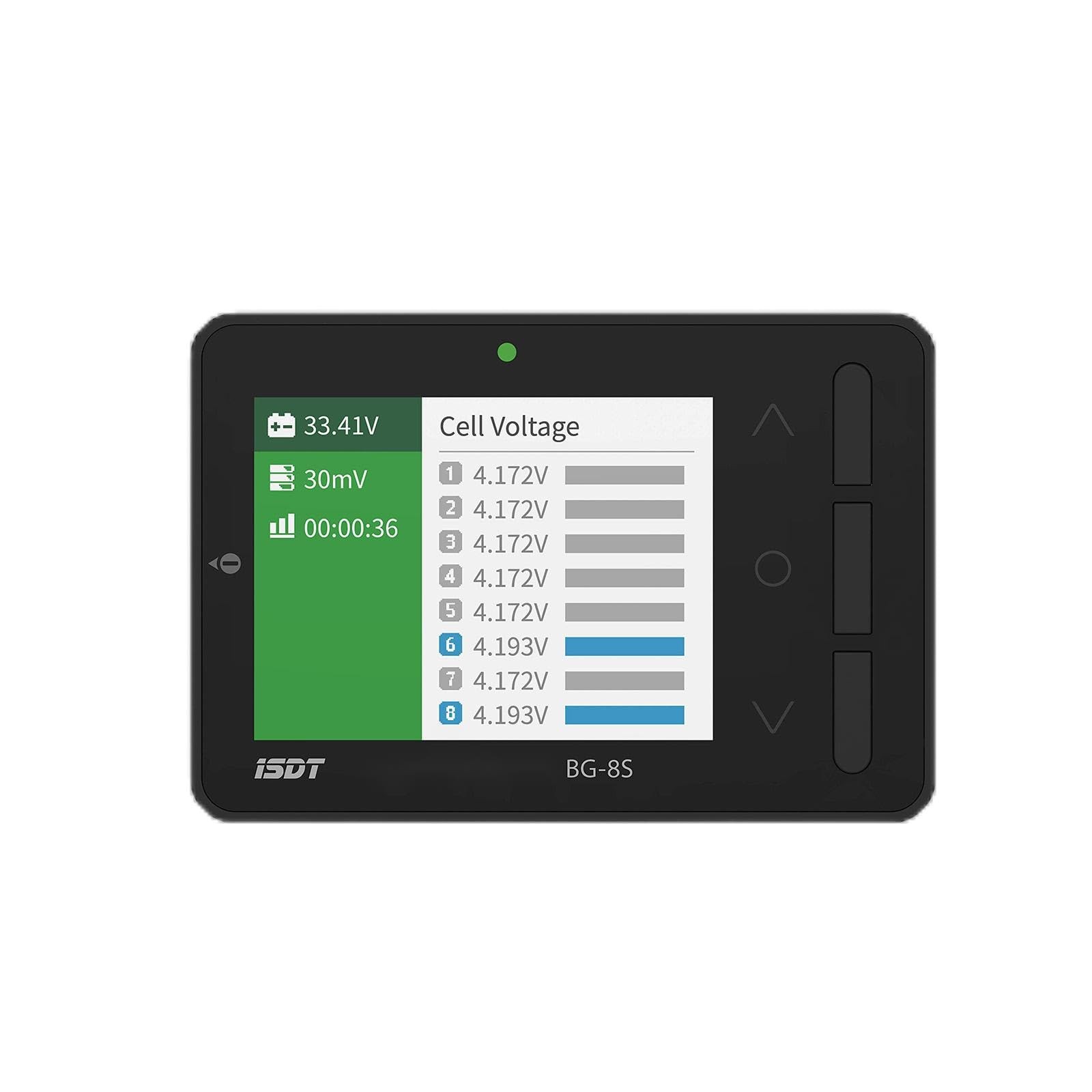 BG-8S Battery Meter,Smart Digital Battery Tester/Checker with LCD Display, Ch...