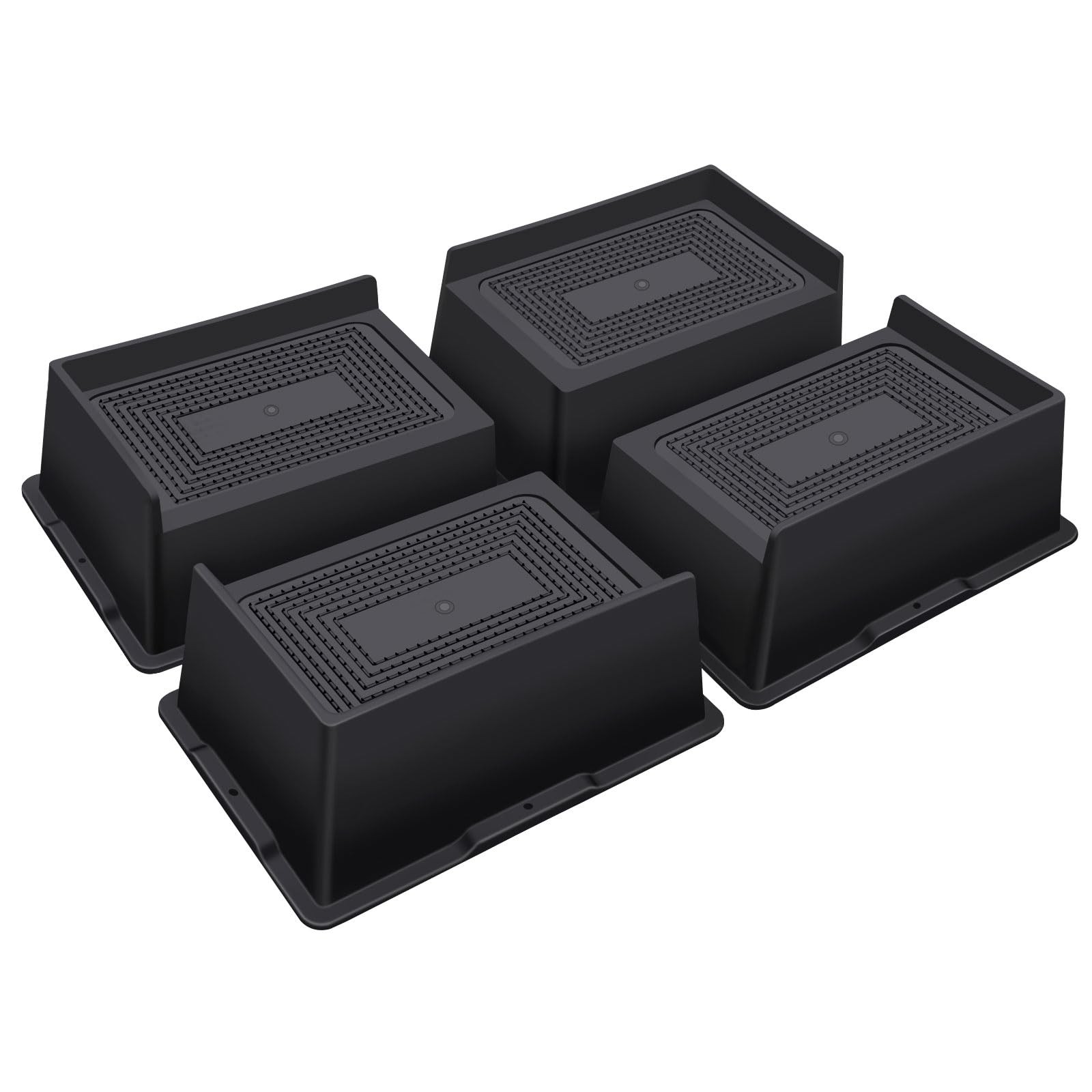 ANNKUT Bed Risers 3 Inch Heavy Duty,Oversized Couch Risers, Extra Wide Furnit...