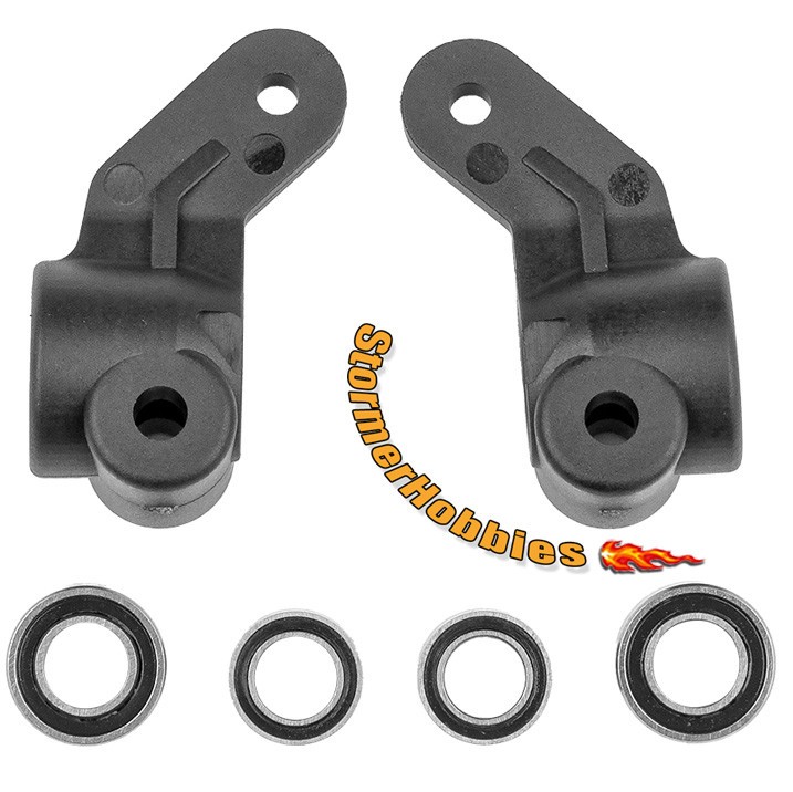 Team Associated RC10 FT Front Steering Blocks, 12mm Hex 6724 ASC6724