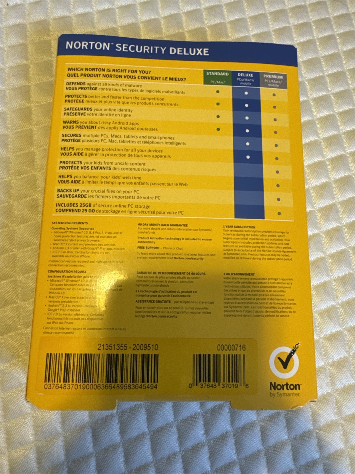 Norton Security Deluxe - 1 Year Subscription For Up 5 Devices