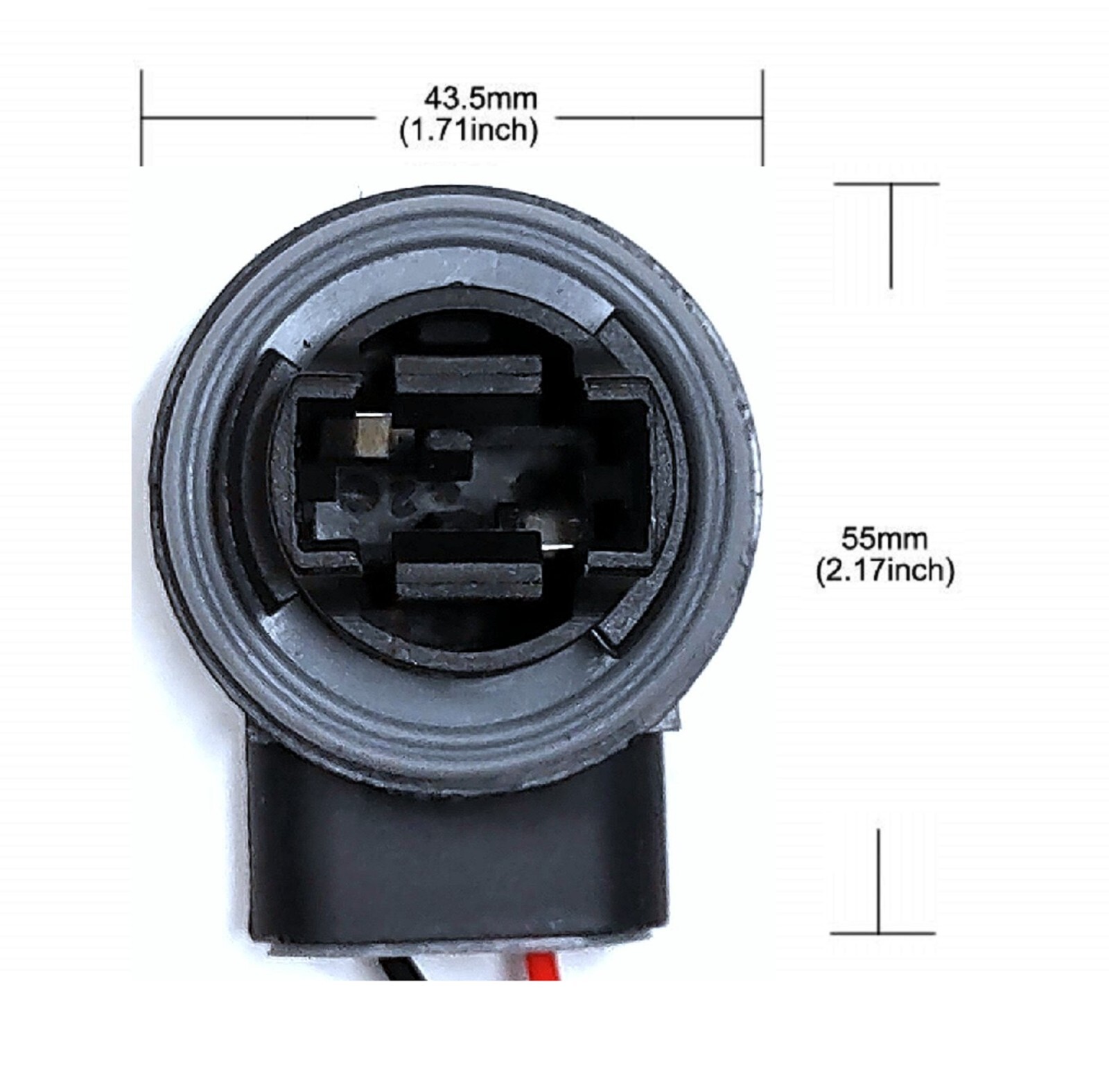 Universal Pigtail Wire Female Socket 3156 Two Harness Back Up Reverse Replace OE