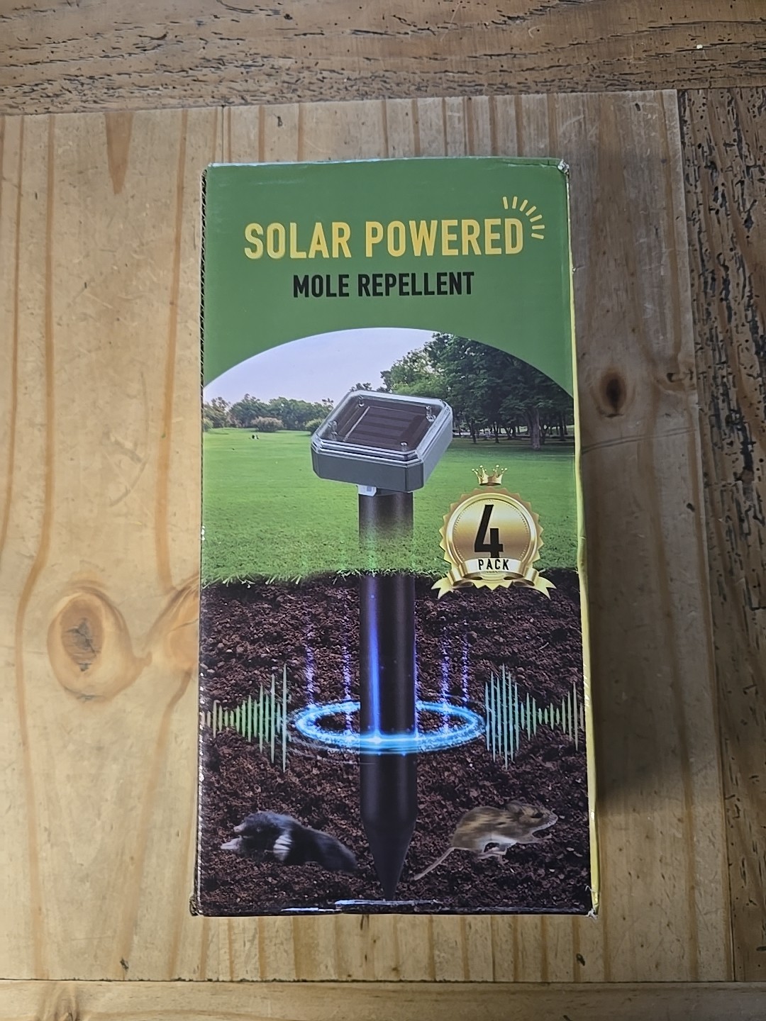 Toro Products Mole Repellent Solar Powered for Lawn Garden