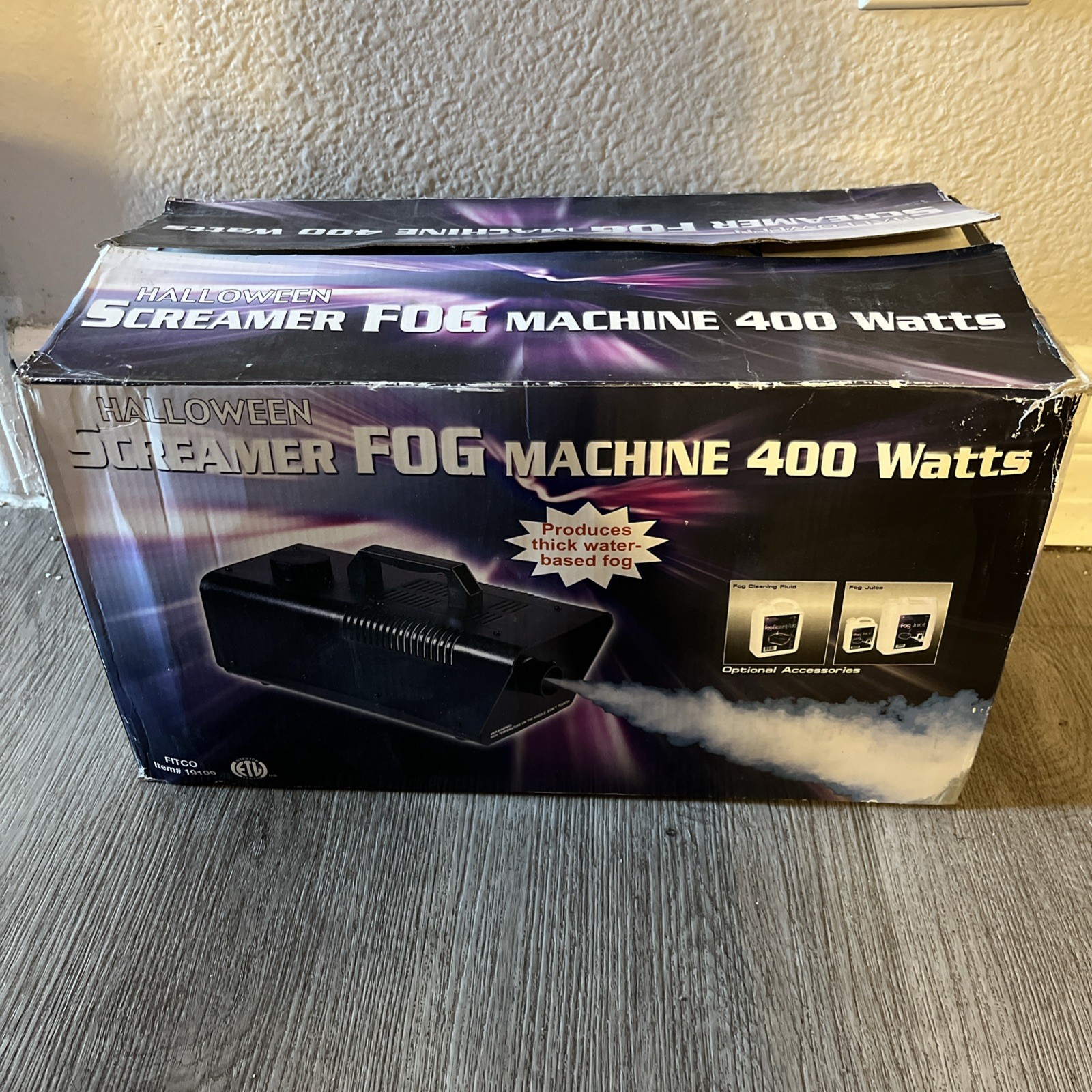 Fog Machine Screamer 400 Watts Black Great Condition Never Used