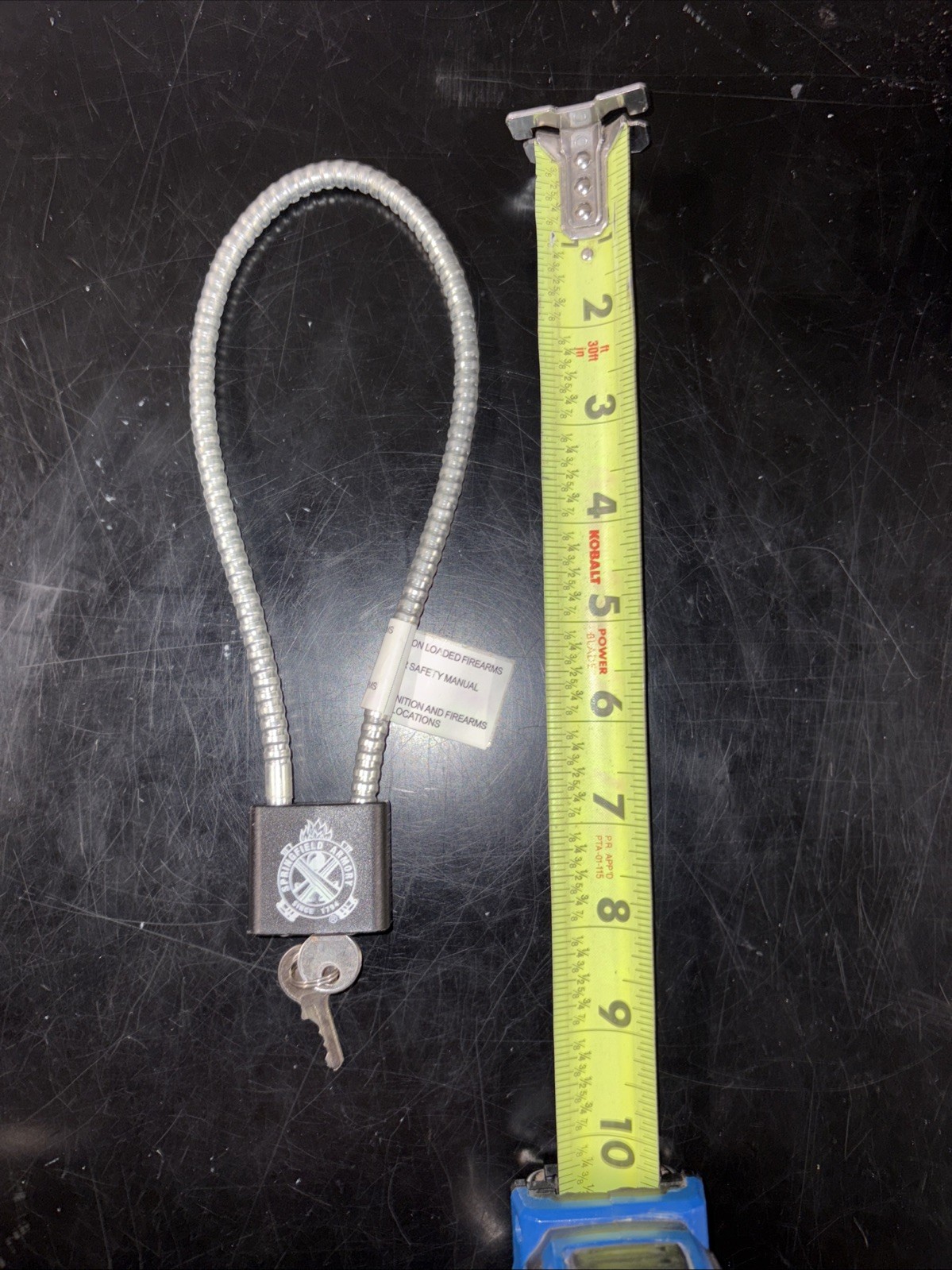 Springfield Armory Cable Gun Lock With Key
